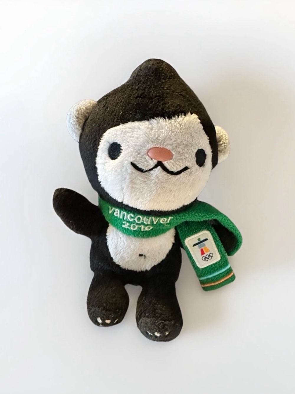 Vancouver 2010 Olympic Mascot Plush with Green Scarf